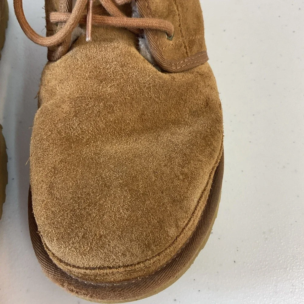 UGG Neumel Suede Men's Boots Sherpa Lined Chestnut Sz 12 US EU 45 Casual